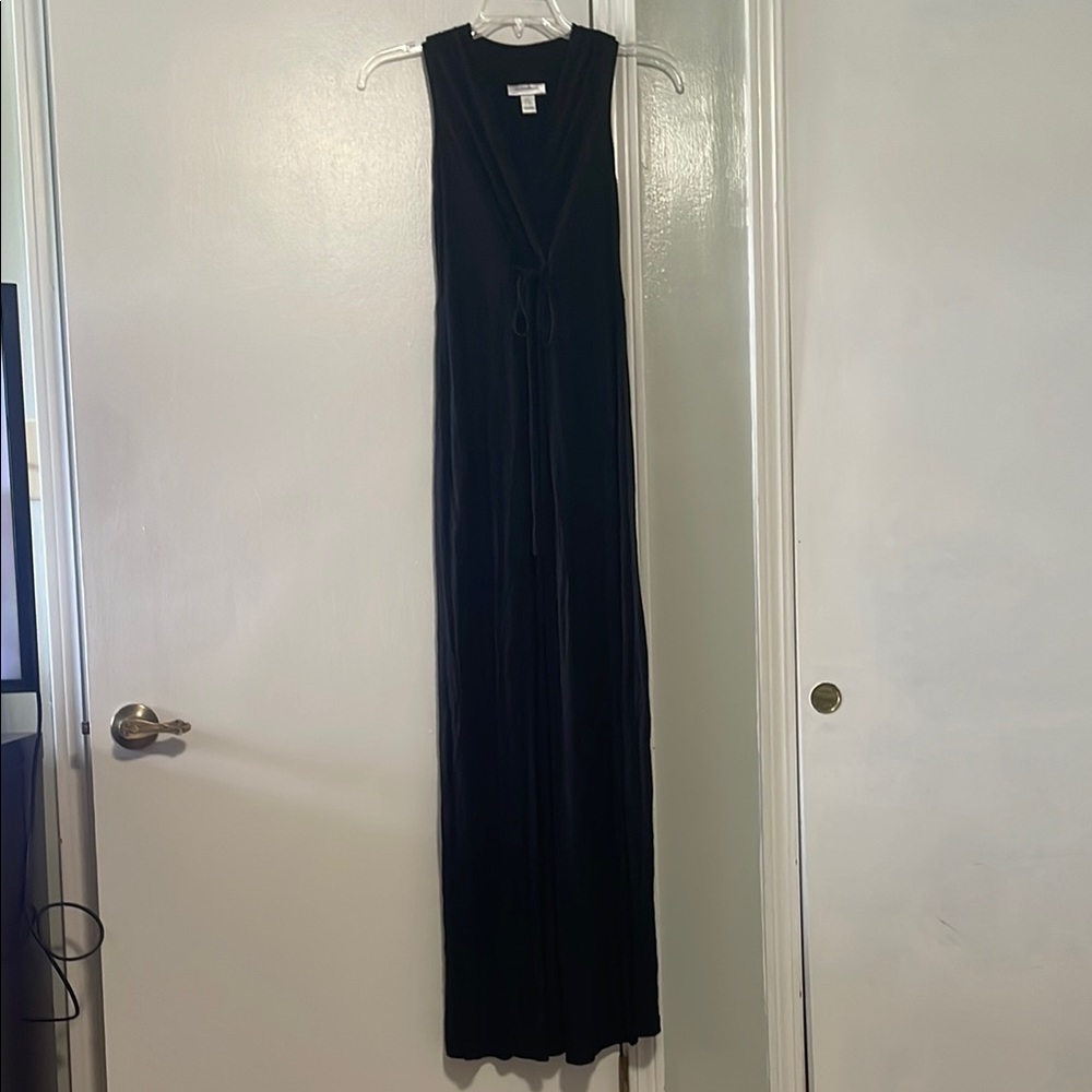 Motherhood Maternity Black V-Neck Sleeveless Maxi Dress
